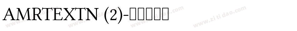 AMRTEXTN (2)字体转换